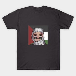 Free Palestine Illustration T-Shirt